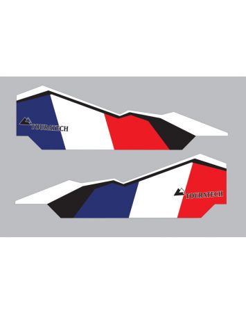 ZEGA Pro/ZEGA Pro2 Koffer Aufkleber Länderflagge *Frankreich* Lieferumfang: 2 Teile (Links und Rechts)