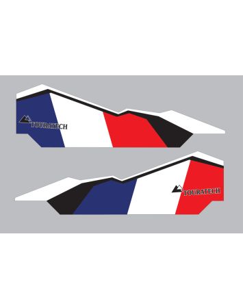 ZEGA Pro/ZEGA Pro2 Koffer Aufkleber Länderflagge *Frankreich* Lieferumfang: 2 Teile (Links und Rechts)