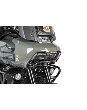 01-440-5095-0 Headlight protector black with quick release fastener for Harley-Davidson RA1250 Pan America 