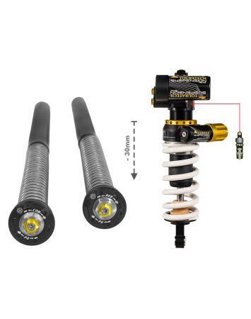 01-372-5877-0 Tieferlegung Set um -30mm Cartridge und Federbein Typ Extreme für KTM 790/890 Adventure R (2019-)