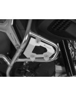 Sichtblende für original BMW R1200GS Adventure Schutzbügel ab 2014, silber