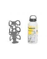 ZEGA Pro/ZEGA Mundo Zubehörhalterset Flaschenhalter einfach mit Touratech Aluminium Trinkflasche 0,6 Liter