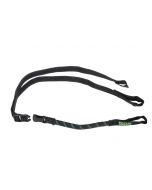 Rokstraps Strap It™  Motorbike Adjustable *schwarz-blau/grün*45 - 150 cm 2 St. mit Schlaufen