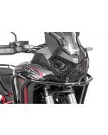 Scheinwerferschutz schwarz mit Schnellverschluss für Honda CRF1100L Africa Twin  (-2023) "OFFROAD USE ONLY"