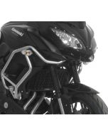 Kühlerschutz für Kawasaki Versys 650 ab 2015, aluminium, schwarz