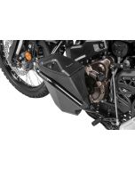 Werkzeugbox mit Motorsturzbügel - komplett - Edelstahl, schwarz für Yamaha Tenere 700