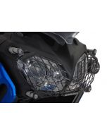 01-046-5095-0 Headlight Protector with Quick Release Fastener for Yamaha XT1200Z Super Tenere, stainless steel, black *OFFROAD USE ONLY*