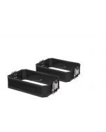 01-050-1013-0 Pannier extension VOLUME BOOSTER for original BMW aluminium pannier, black (set of 2)