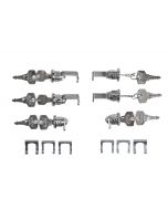 01-050-6000-0 ZEGA Evo lock set for 2 cases