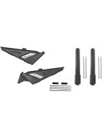 01-045-5437-0 Set side covers and small frame guard for BMW R1250GS/ R1200GS (LC)/ BMW R1200GS Adventure (LC), (left and right)