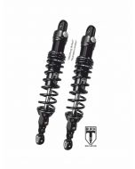 01-660-5812-0 BLACK-T Twin-Shock Set Stage2 for Harley Davidson FLH / FLTR Road Glide / Road King / Street Glide 2015-2020 (length 12 inch)