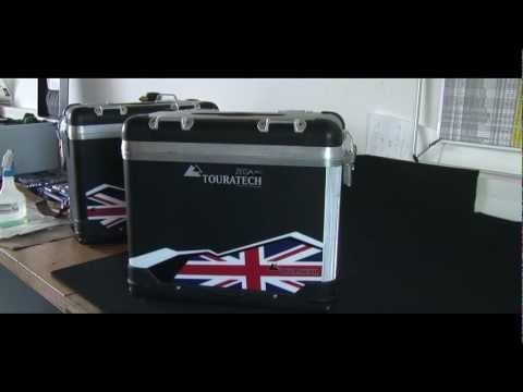 ZEGA Pro/ZEGA Pro2 Koffer Aufkleber Länderflagge Großbritannien  Lieferumfang: 2 Teile (Links und Rechts)