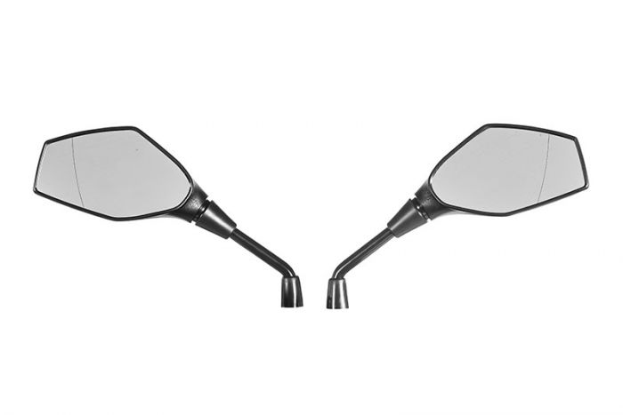 01-040-0780-0 Safety rear-view mirror set, aspherical, right-hand thread M10 x 1.5 - for BMW