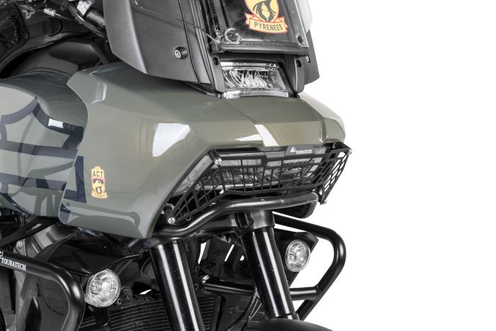 01-440-5095-0 Headlight protector black with quick release fastener for Harley-Davidson RA1250 Pan America 