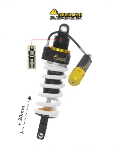 01-403-5862-0 Touratech Suspension shock absorber for Honda CRF1100L Africa-Twin from 2020 Type Level2/PDS HIGH +20mm