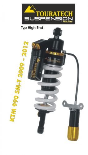 01-058-0041-0 Touratech Suspension shock absorber for KTM 990 SM-T (2009-2012) type HighEnd