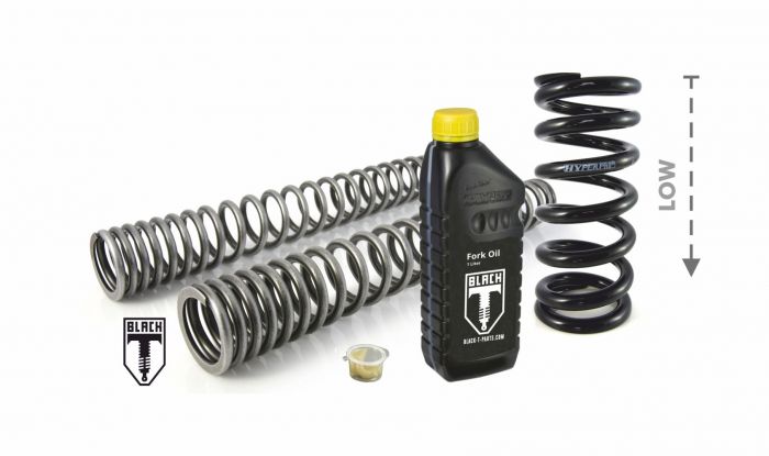 01-660-5854-0 Black-T height lowering kit -15mm for Harley Davidson FXBR(S) Breakout (2018-2021) replacement springs