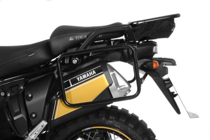 01-046-5561-0 Stainless steel pannier rack black, for Yamaha XT1200Z / ZE Super Tenere