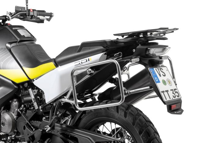 01-414-5555-0 Stainless steel pannier rack for Husqvarna Norden 901, KTM 890 Adventure/ 890 Adventure R/ 790 Adventure / 790 Adventure R