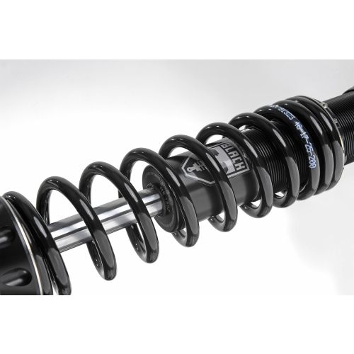 01-660-5813-0 BLACK-T Stereo Federbein Set Stage2 fuer Harley Davidson FLHR Road King / Classic / FLTRX Road Glide 2015-2020 (Laenge 13 Zoll)