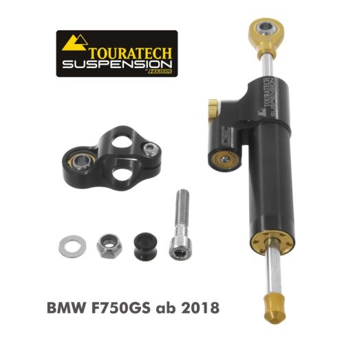 01-082-5890-0 Touratech Suspension Lenkungsdaempfer *CSC* fuer BMW F750 (2018-2023) +incl. Anbausatz+