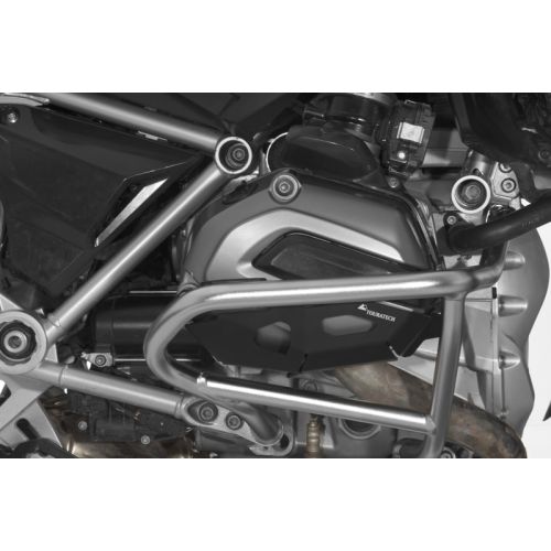 01-045-5133-0 Zylinderschutz / Ventildeckelschutz zur Kombi mit original BMW Motorschutzbuegel BMW R1200GS (LC) 2013-2016 / BMW R1200GS Adventure (LC), schwarz