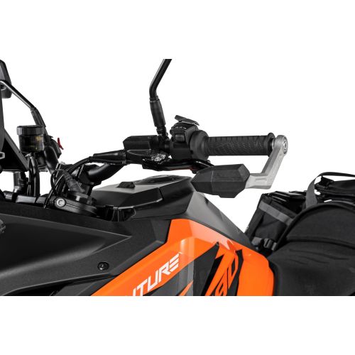 01-372-5655-0 Handprotektoren DEFENSA Leverguard, silber fuer 14-16 mm Lenkerinnendurchmesser z.B. KTM