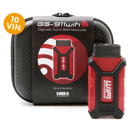 01-030-0195-0 GS-911 WIFI OBD2 Enthusiast 10 VIN Diagnosegeraet fuer BMW Motorraeder
