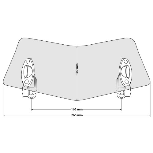 01-040-1381-0 Windschildspoiler Evo, getoent
