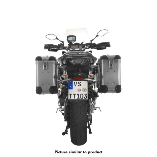 01-630-5750-0 ZEGA Pro Koffersystem 31/31 Liter mit Edelstahltraeger schwarz fuer Yamaha MT-09 Tracer (2015-2017)