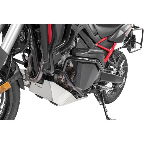 01-403-5168-0 Werkzeugbox mit Motorsturzbuegel NO DCT - komplett - Edelstahl, schwarz fuer Honda CRF1100L Africa Twin / CRF1100L Adventure Sports