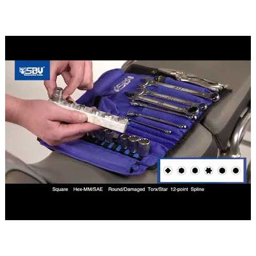 01-070-2110-0 Profi Werkzeugset Motorrad, 60 teilig