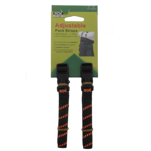 01-055-0422-0 Rokstraps Strap It™ Pack Adjustable *schwarz-orange* 30-106 cm 2 St. mit Schlaufen