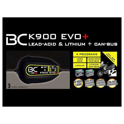 01-130-0018-0 Ladegeraet BC K900 EVO+ fuer Blei-Saeure- und Lithiumbatterien Batterieladegeraet/Erhaltungsgeraet