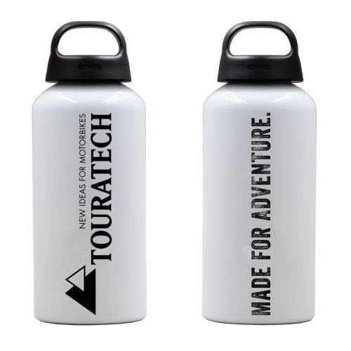 01-050-3219-0 ZEGA Pro/ZEGA Mundo Zubehörhalterset Flaschenhalter zweifach mit 2x Touratech Aluminium Trinkflasche 0,6 Liter