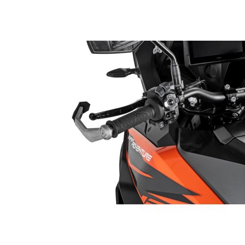 01-372-5655-0 Handprotektoren DEFENSA Leverguard, silber fuer 14-16 mm Lenkerinnendurchmesser z.B. KTM