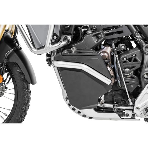 01-632-5166-0 Werkzeugbox mit Motorsturzbuegel - Nachruestsatz - linke Seite, Edelstahl fuer Yamaha Tenere 700 (-2024)