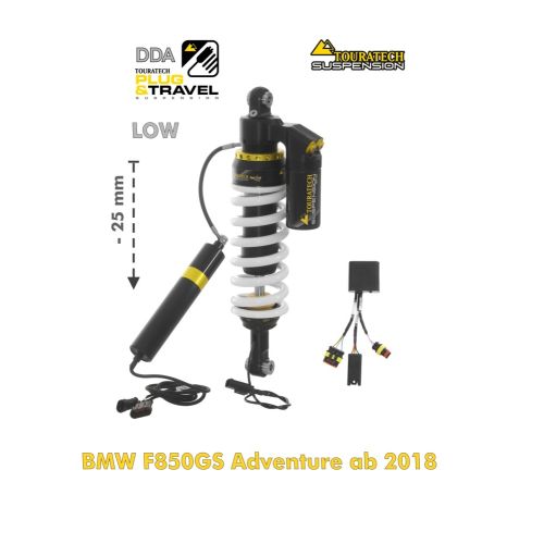 01-082-5876-0 Touratech Suspension Tieferlegung Federbein -25mm fuer BMW F850GS Adventure (2018-2023) DDA / Plug & Travel