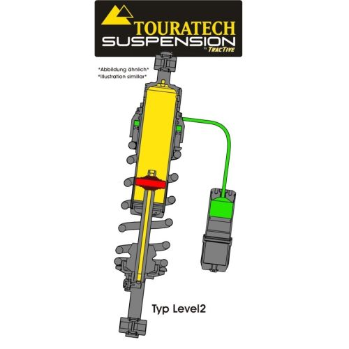 01-390-5880-0 Touratech Suspension Federbein fuer Suzuki DL 650 (2004-2011) Typ Level2
