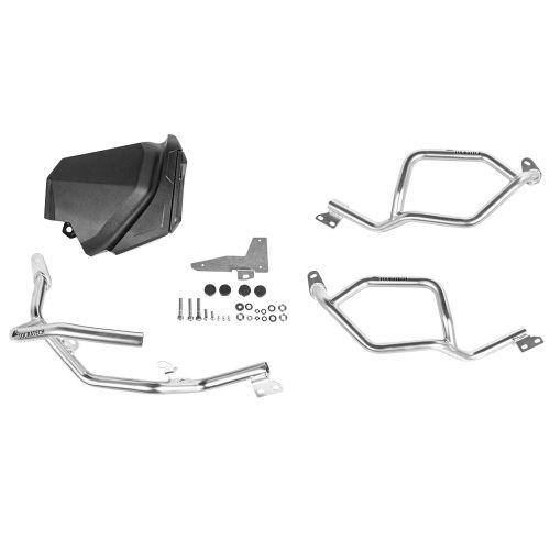01-632-5165-0 Werkzeugbox mit Motorsturzbuegel - komplett - Edelstahl fuer Yamaha Tenere 700 (-2024)