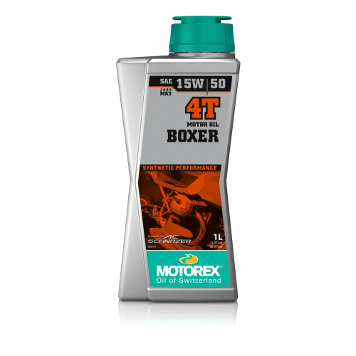 01-400-0166-0 Motorex Motor oeL - Boxer 4T 15W/50 - 1 Ltr.