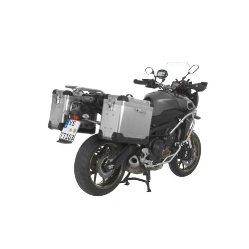 01-630-5760-0 ZEGA Pro Koffersystem 38/38 Liter mit Edelstahlträger schwarz für Yamaha MT-09 Tracer (2015-2017)