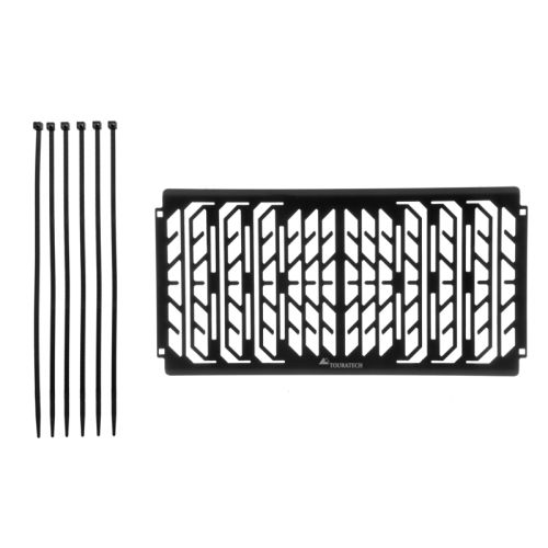 01-408-5015-0 Kuehlerschutz fuer Kawasaki Versys 650 (2012-2014), aluminium, schwarz