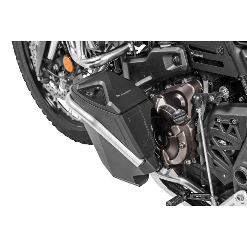 01-632-5166-0 Werkzeugbox mit Motorsturzbuegel - Nachruestsatz - linke Seite, Edelstahl fuer Yamaha Tenere 700 (-2024)