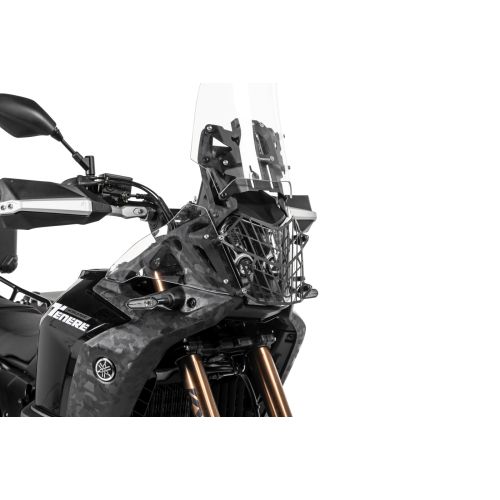 01-632-5096-0 Scheinwerferschutz schwarz mit Schnellverschluss fuer Yamaha Tenere 700 World Raid *OFFROAD USE ONLY*