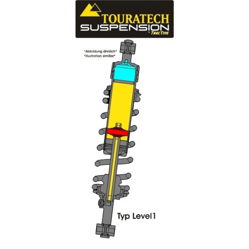 01-058-0025-0 Touratech Suspension Federbein fuer Suzuki V-Strom DL1000 (2002 - 2013) Typ Level1