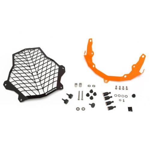 01-371-5096-0 Scheinwerferschutz mit Schnellverschluss, orange, fuer KTM 1050 Adventure, 1090 Adventure, 1190 Adventure/ R, 1290 Super Adventure *OFFROAD USE ONLY*