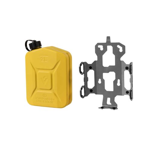 01-050-3428-0 ZEGA Evo Zubehoerhalterset, Kanisterhalter mit Riemenschutz inkl. Metallkanister Touratech