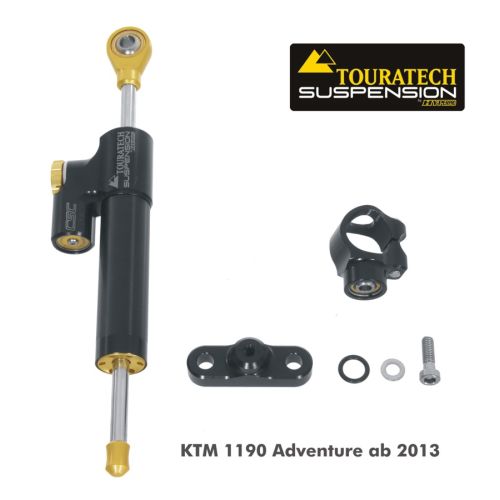 01-371-5830-0 Touratech Suspension Lenkungsdaempfer *CSC* fuer KTM 1090 Adventure (R) (2017-) / 1290 Super Adventure T/S/R (2015-) / 1190 Adventure (R) (2013-2015), *inkl Anbausatz*