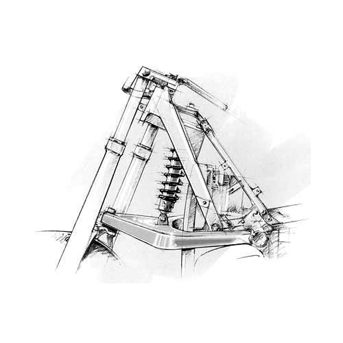 01-044-5876-0 Touratech Suspension Tieferlegung (-50mm) *vorn* fuer BMW R1200GS (2004-2012) Typ *Level1*